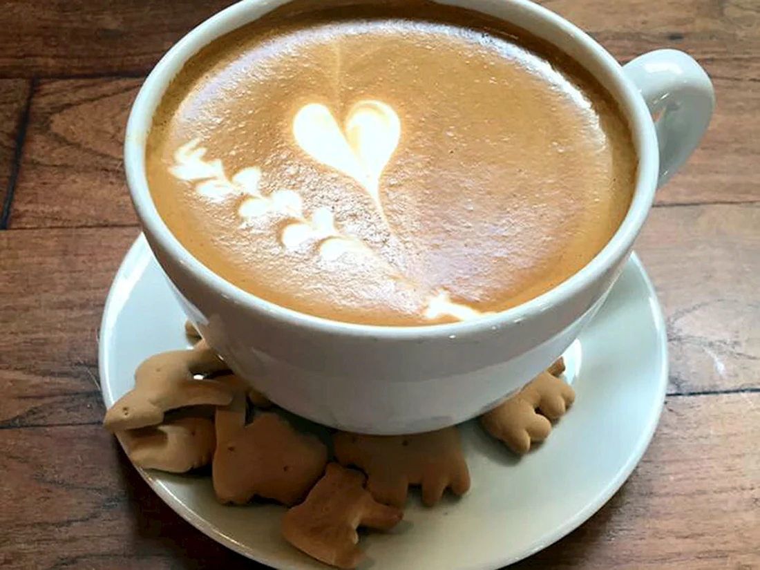 Кофе с сердечком