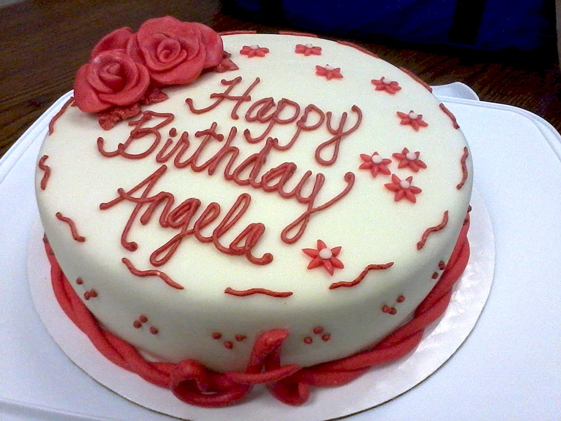 С днем рождения Анжелика торт