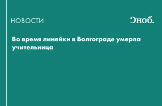 Во время линейки в Волгограде умерла учительница